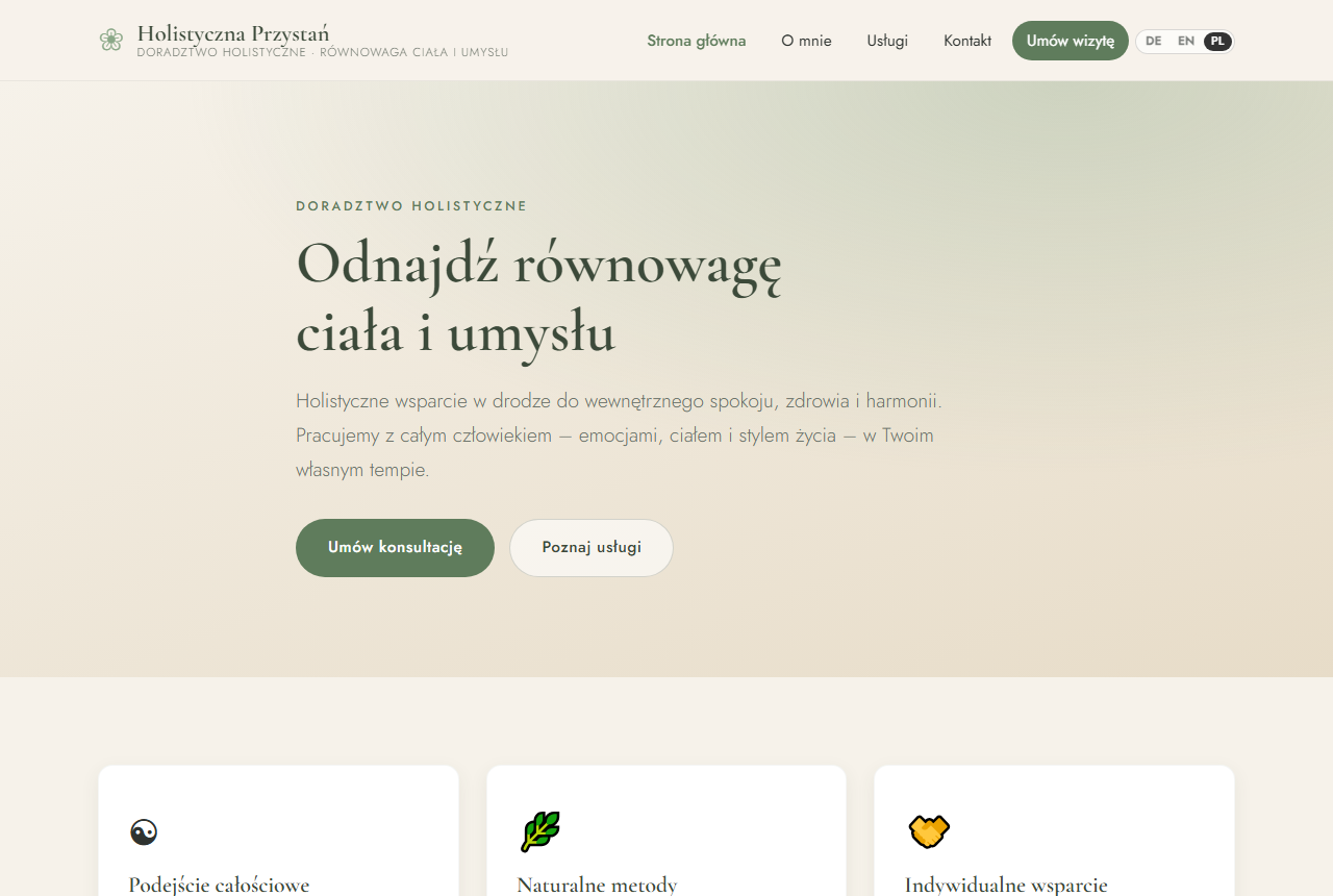 Doradztwo holistyczne i wellness