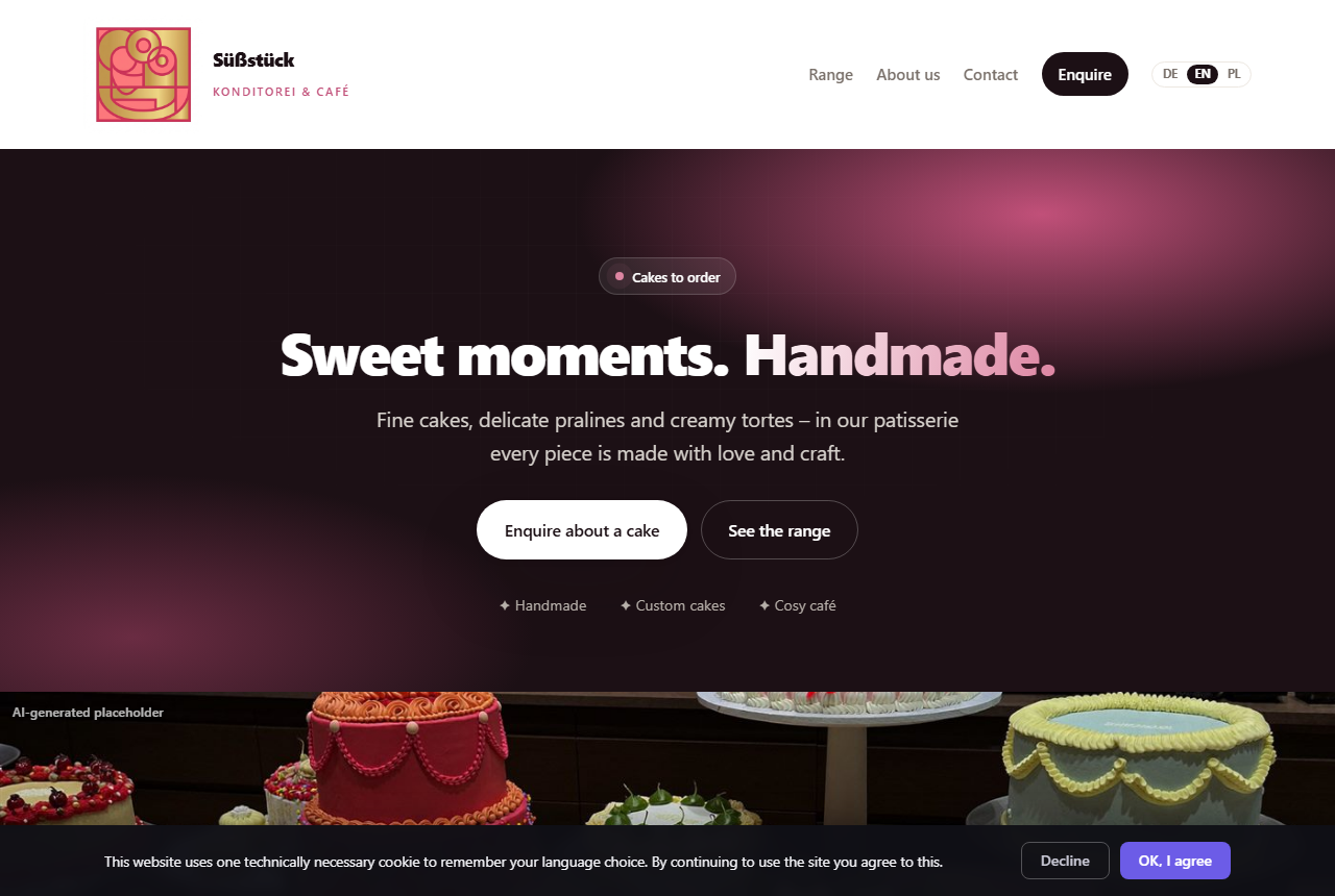 Patisserie & cakes