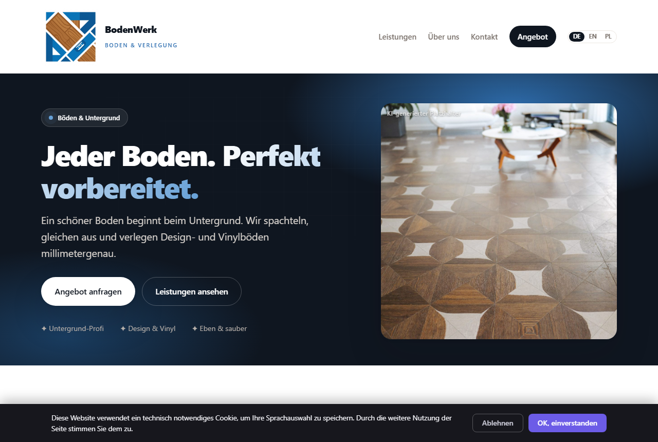 Bodenbeläge & Verlegung