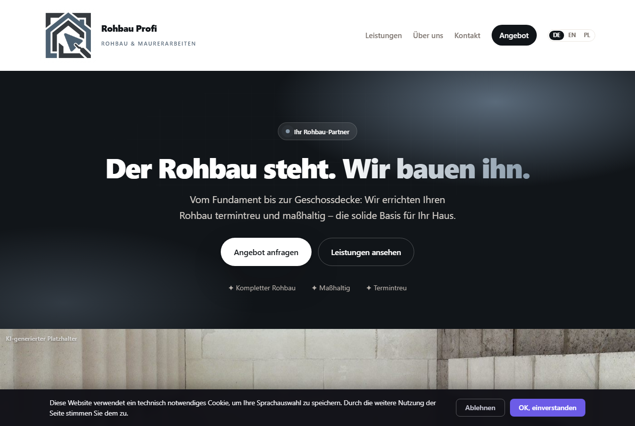 Rohbau & Maurerarbeiten