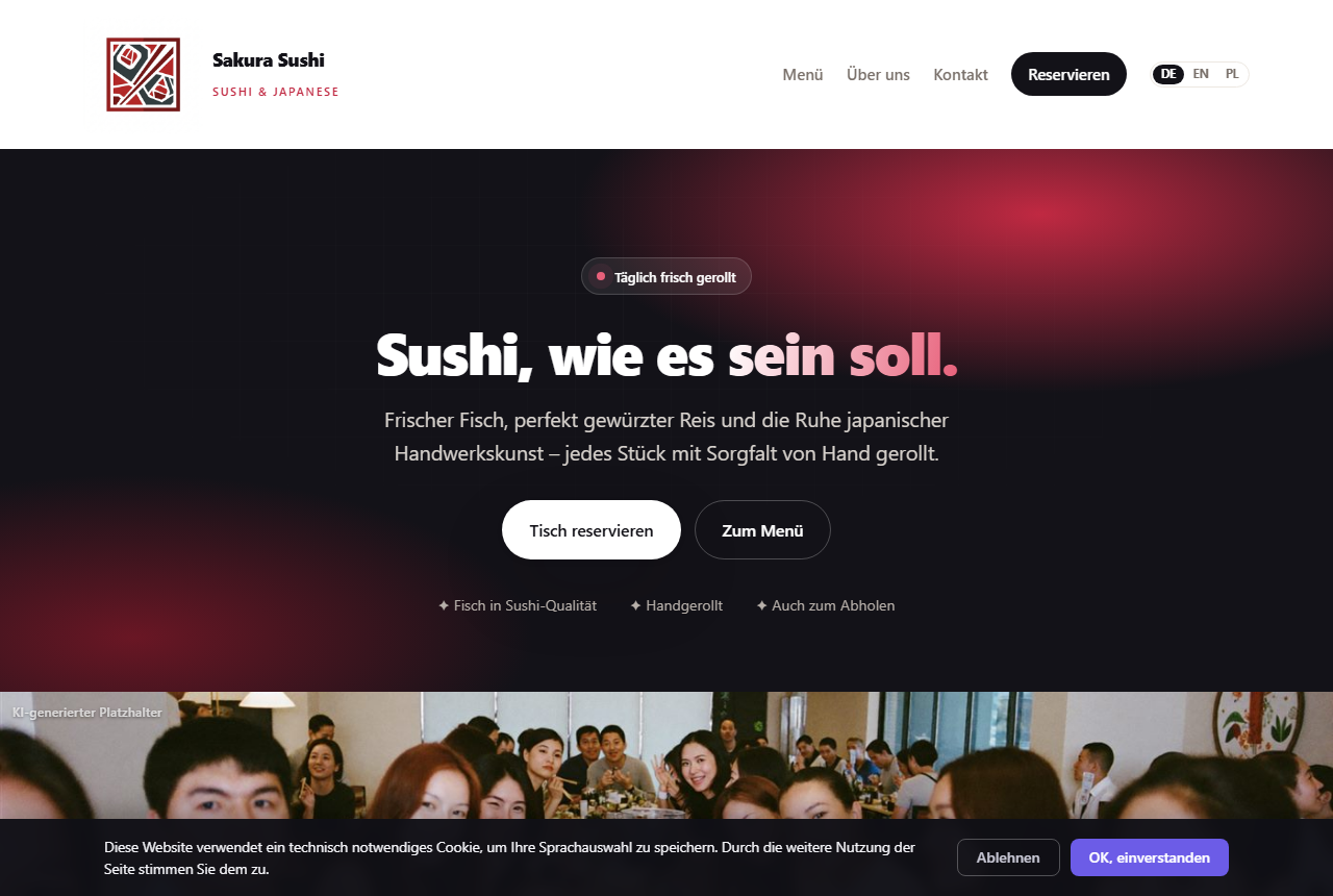 Restaurant · Sushi & Japanisch