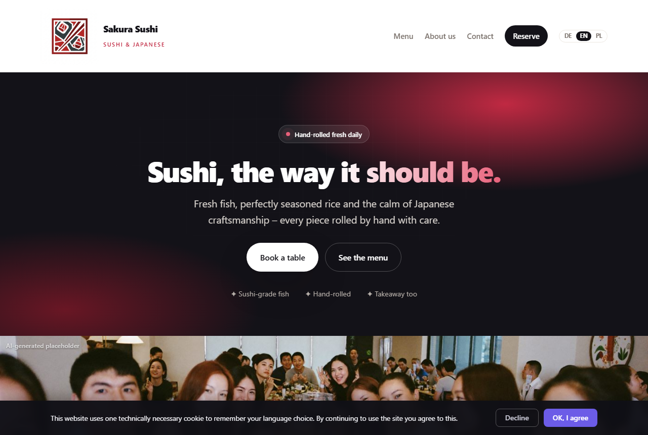 Restaurant · Sushi & Japanese